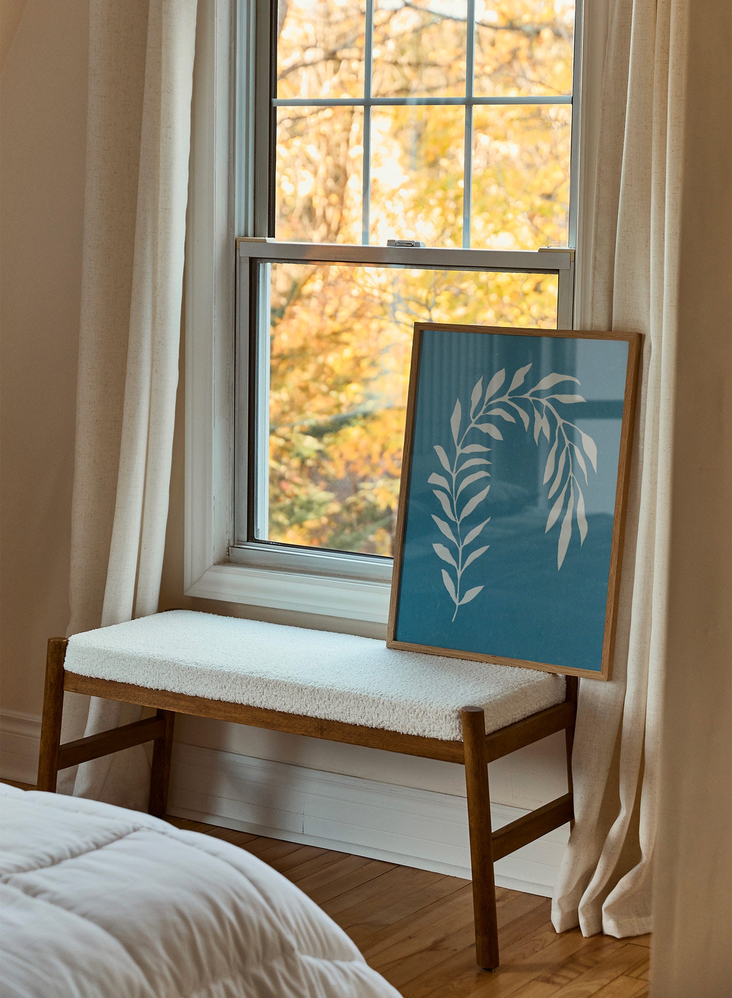 Papercut Maidenhair Fern Art Print - Botanical Wall Decor for Home & Office - Perfect for Living Room, Bedroom or Workspace Aesthetics