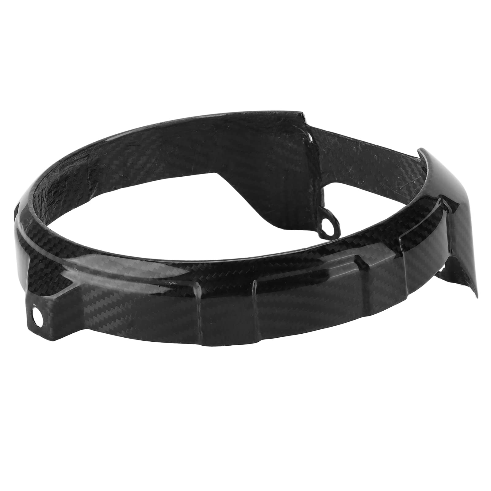 3K Carbon Fiber Motorcycle Headlight Trim Ring Cover - Replacement for Honda CB650R (2019+) - Decorative Visor & Headlamp Accessory for Enhanced Style & Protection - Perfect for Street Bikes, Custom Builds & Night Riding