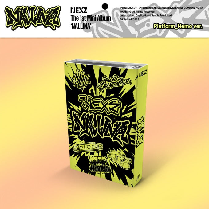 NEXZ 1ST MINI ALBUM 'NALLINA' (PLATFORM NEMO) - Kpop Collectible CD for Fans, Perfect for Gifts & Music Enthusiasts