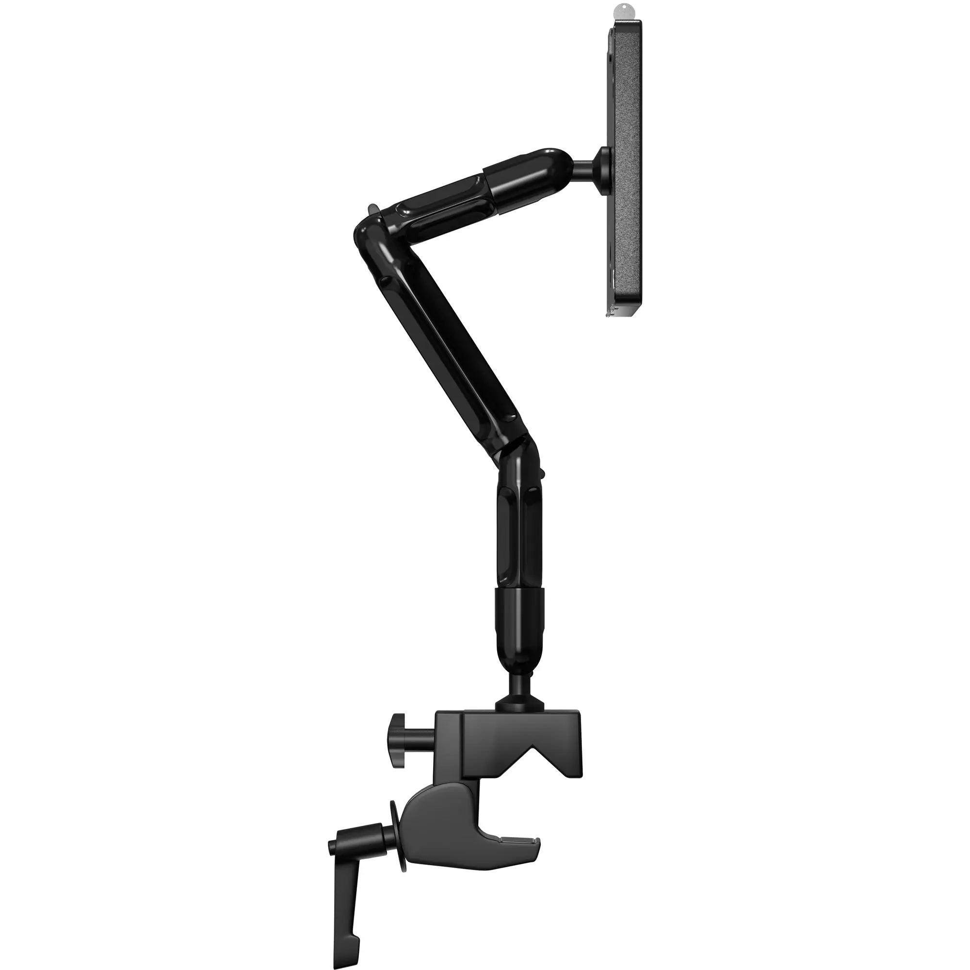 Custom Flex Security Enclosure Desk Clamp Mount with Paragon Enclosure | Secure Monitor & Laptop Mounting Solution for Office & Home Workspaces