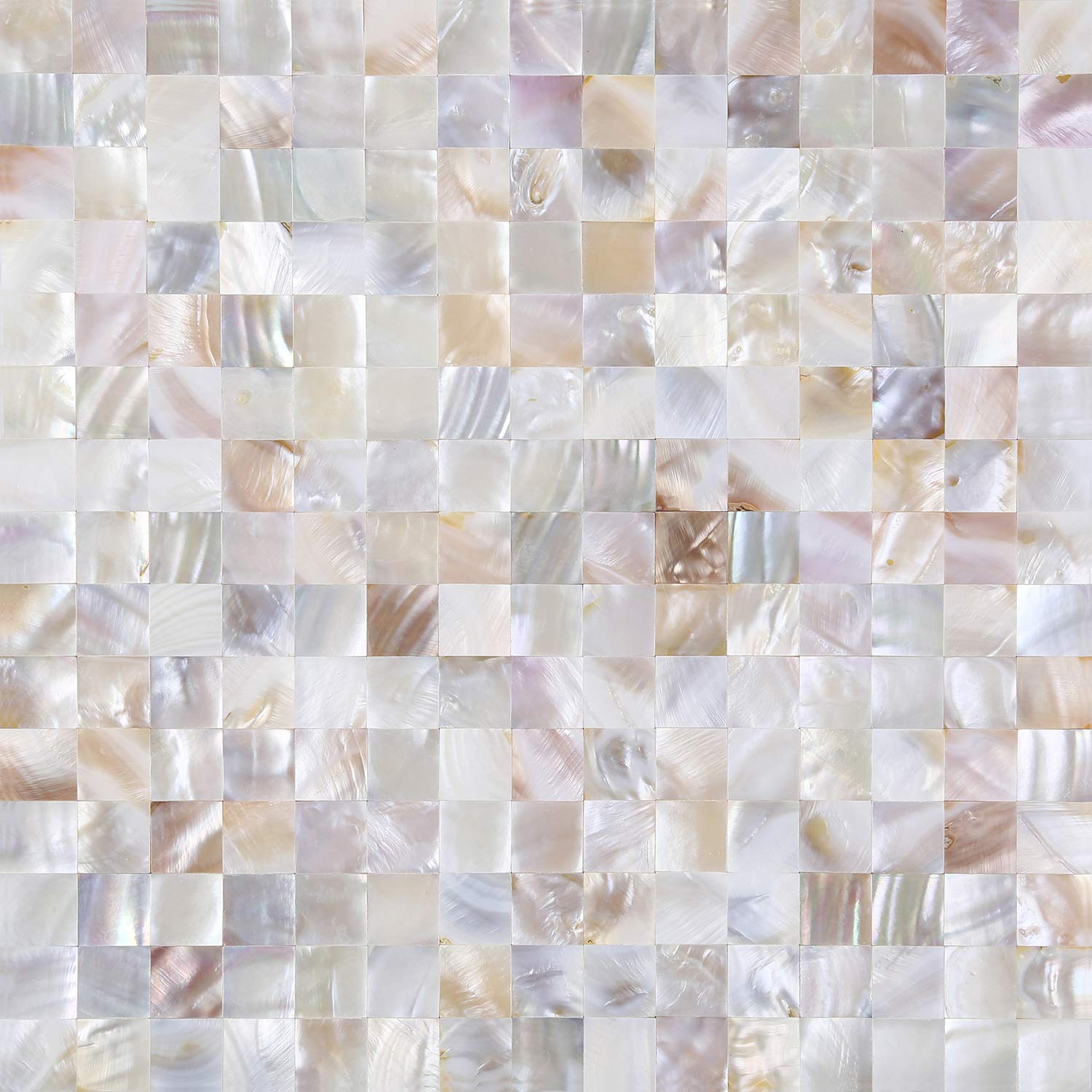 Eazart Peel and Stick Tile Backsplash - Mother of Pearl Shell Mosaic Self-Adhesive Wall Decor for Kitchen, Bathroom & Living Room | Easy DIY Home Upgrade for Stylish Backsplashes, Accent Walls and Home Renovation Projects