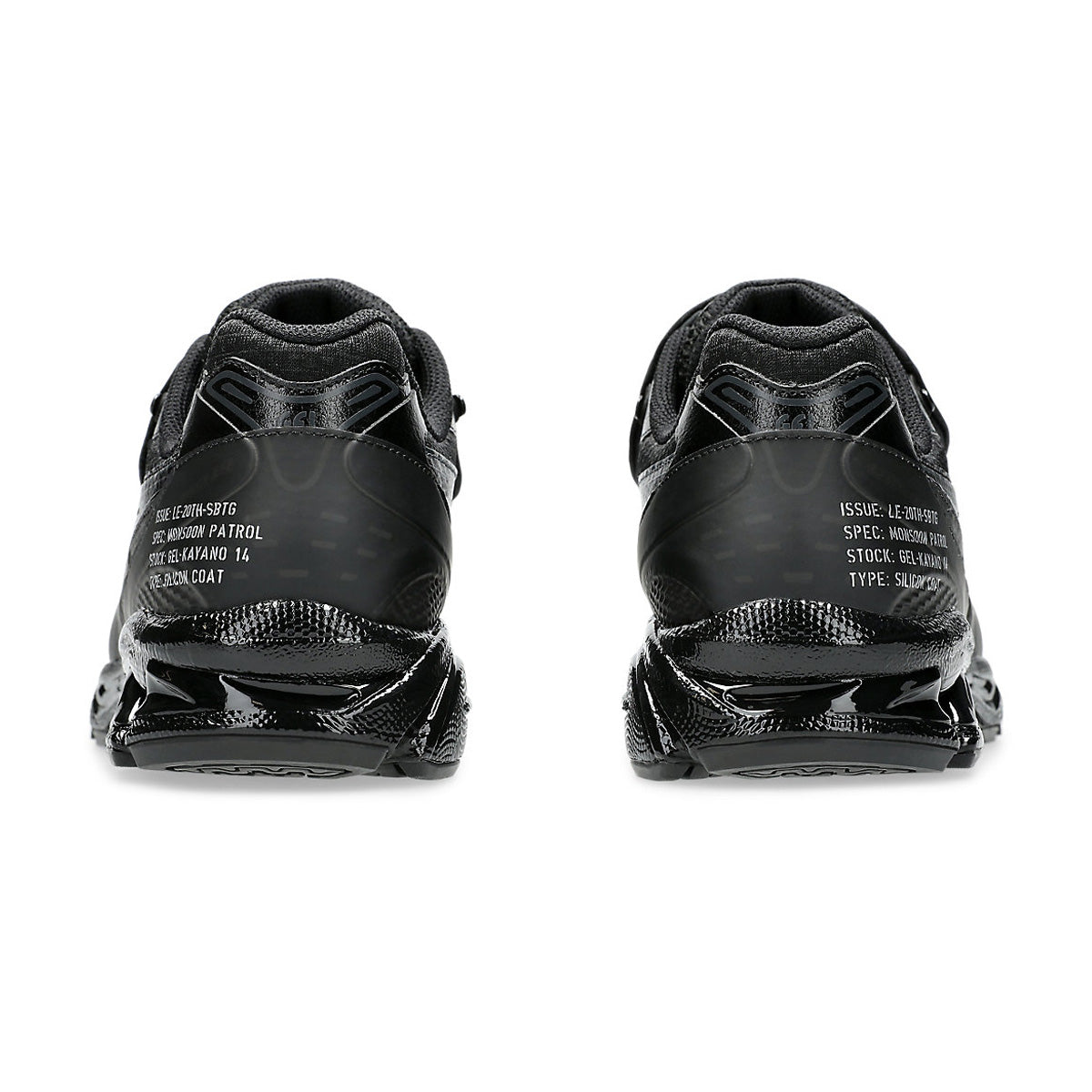 SBTG Limited Edition ASICS GEL-Kayano 14 'Monsoon Patrol Black' Running Shoes - Premium Comfort for Jogging, Gym Workouts & Streetwear Fashion