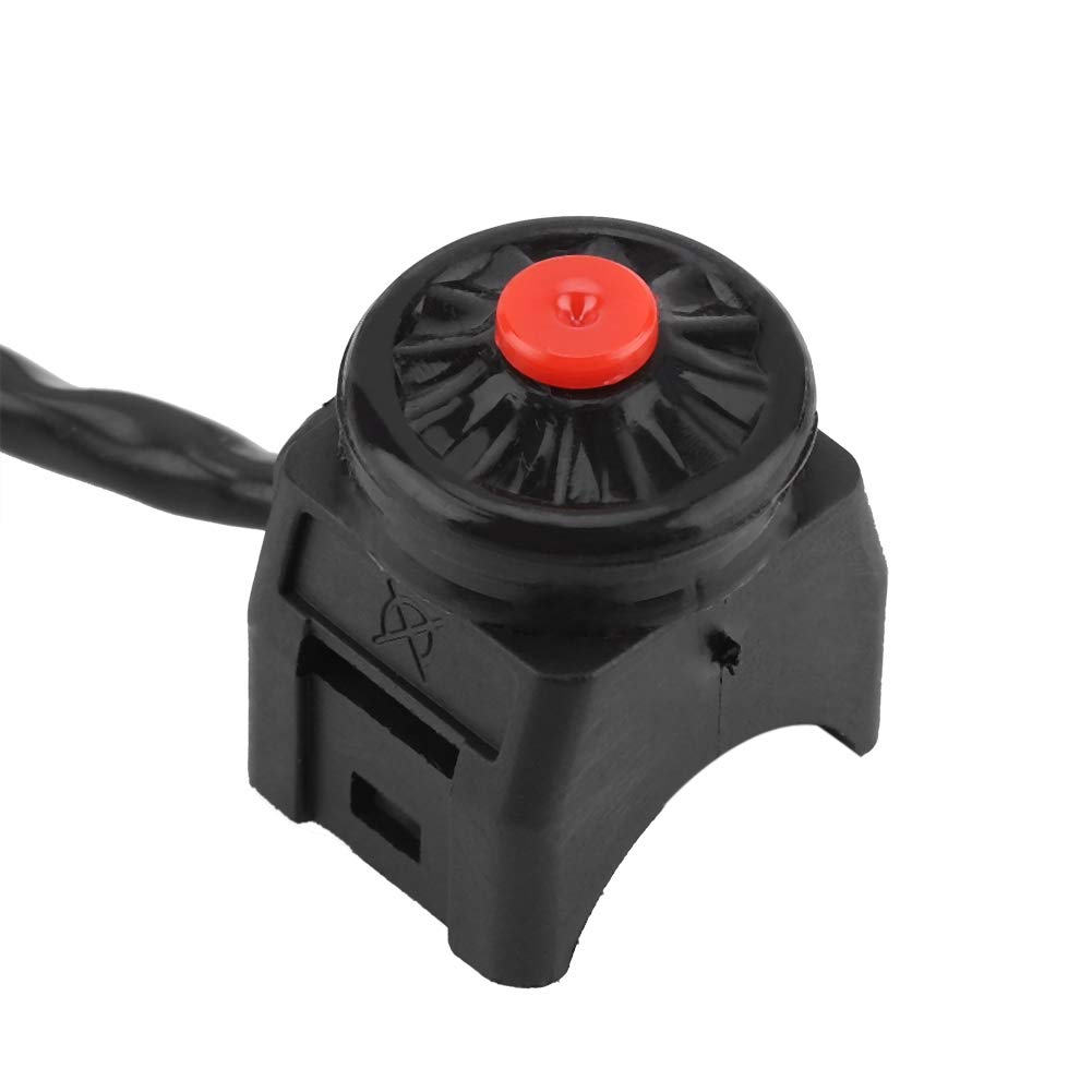 Universal 22mm Motorcycle Kill Switch Horn Button - Handlebar Mounted Stop Start Switch for Dirt Bike, ATV, Motorbike (Fits 110cc) - Perfect for Off-Road Racing & Trail Riding Safety