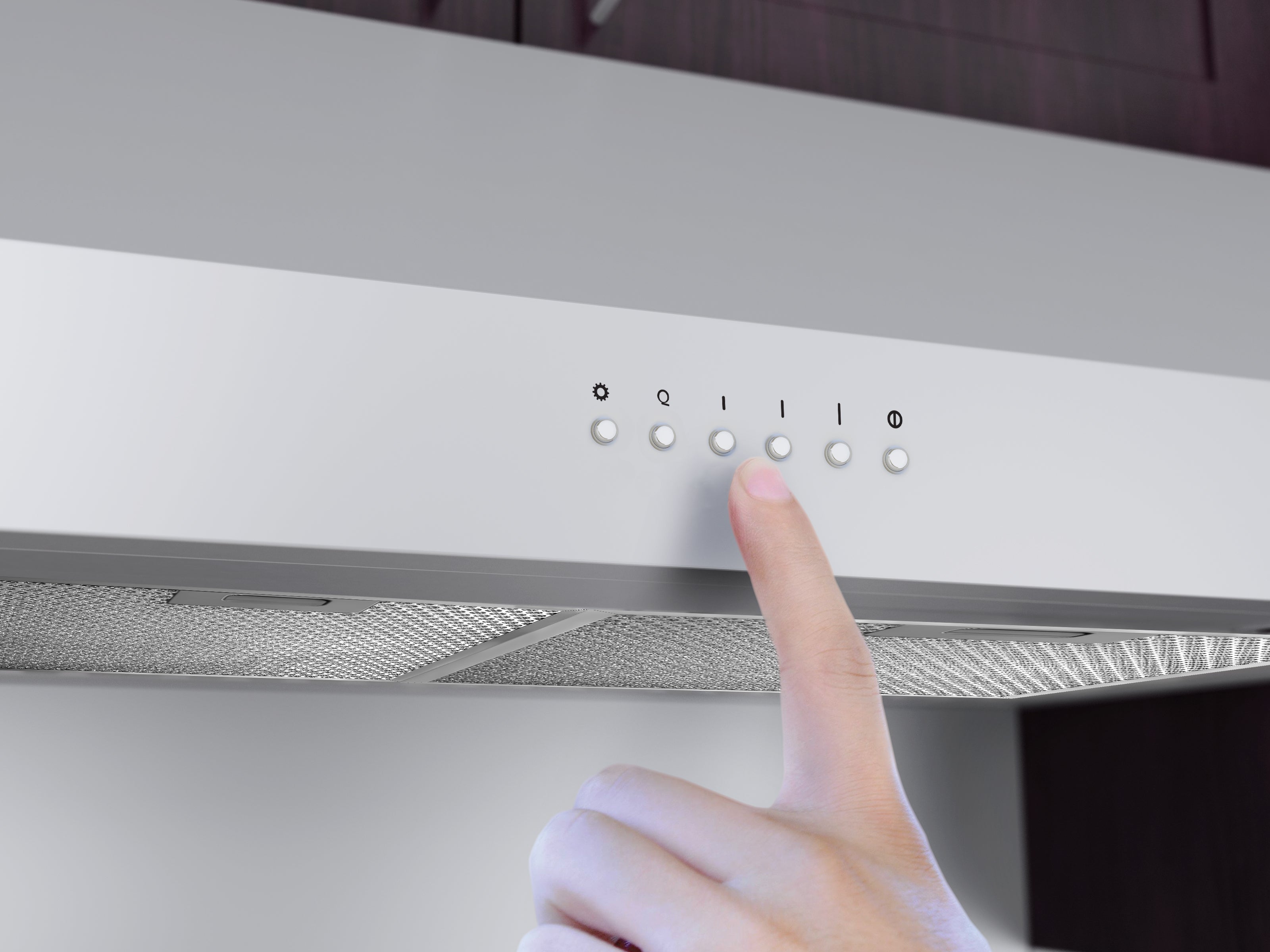 Slim SP 30 Inch 280 CFM Ducted Under Cabinet Range Hood - Powerful Kitchen Ventilation for Smoke & Odor Removal - Perfect for Home Cooking & Grilling