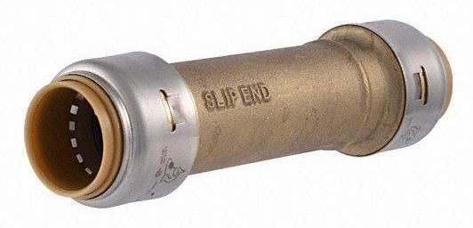 SharkBite 3/4-Inch Slip Coupling UR3016 - Push-to-Connect Plumbing Fitting for PEX, Copper & CPVC Pipes - Perfect for DIY Repairs & Plumbing Installations