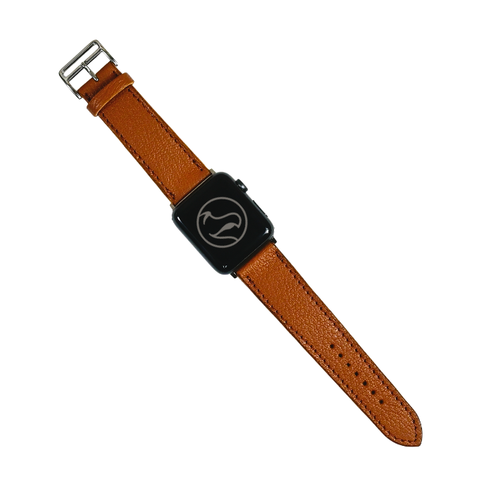 Premium Genuine Goat Leather Apple Watch Band - Stylish & Durable Replacement Strap for Work, Gym & Everyday Wear