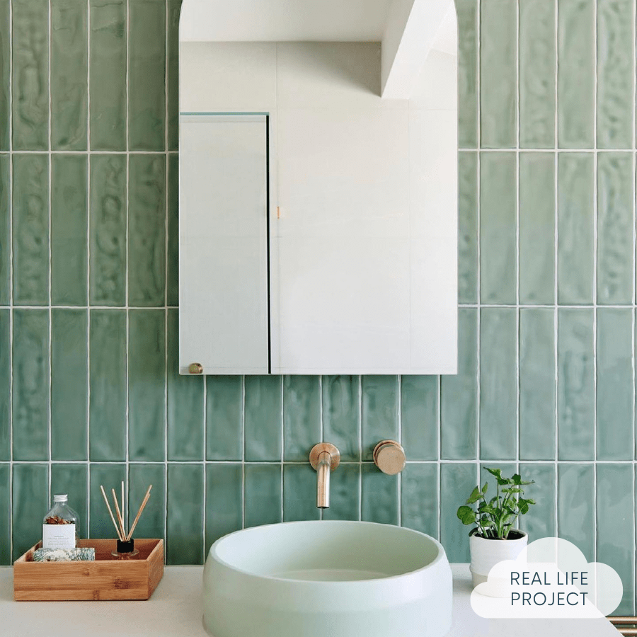 Premium Newport Gloss Subway Tile in Jade Green - Perfect for Kitchen Backsplash, Bathroom Walls & Modern Home Decor