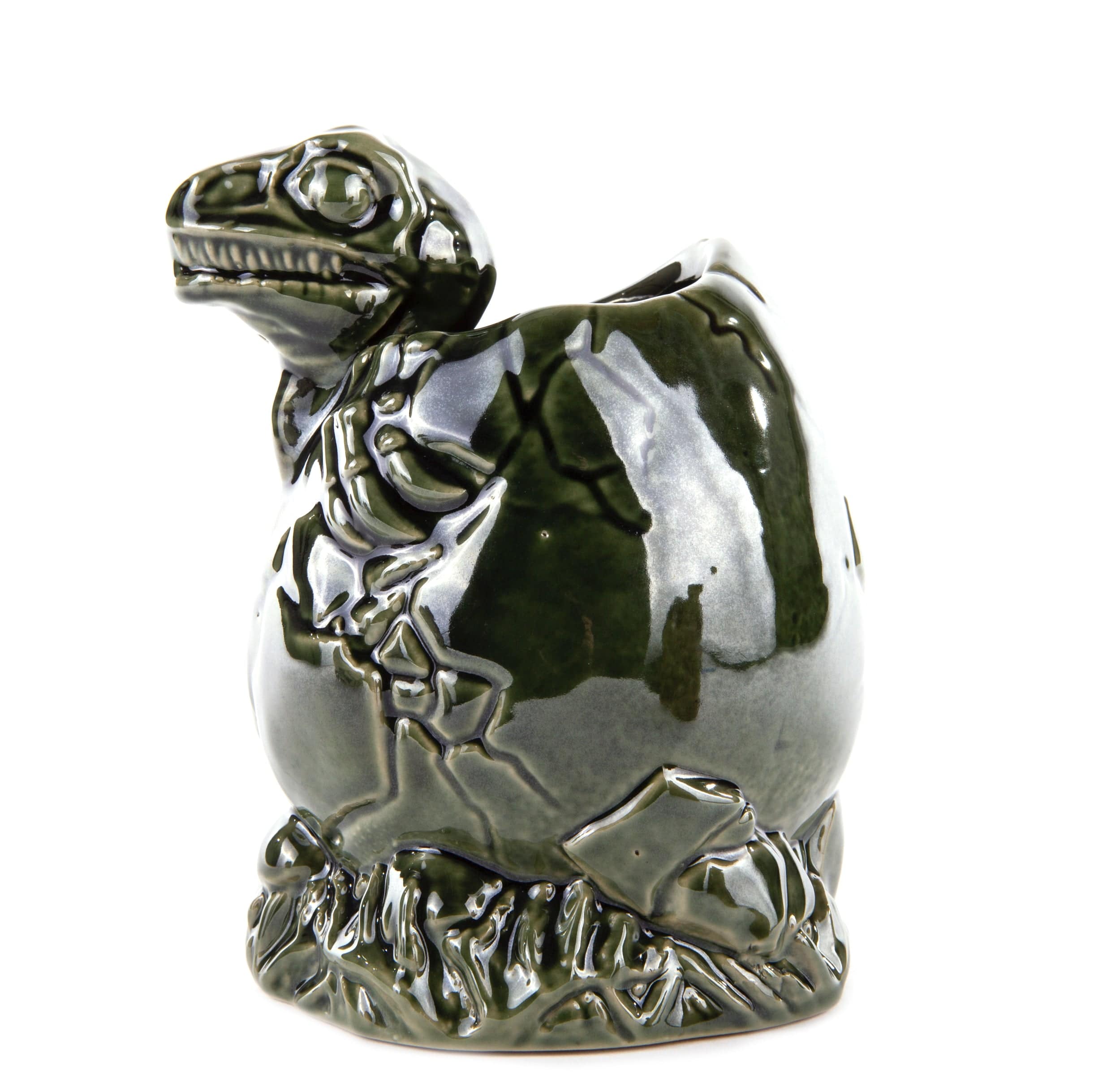 Jurassic Park Baby Raptor Tiki Mug - Isla Nublar Collectible Ceramic Cup for Coffee, Tea & Cocktails - Perfect for Movie Nights & Dinosaur-Themed Parties