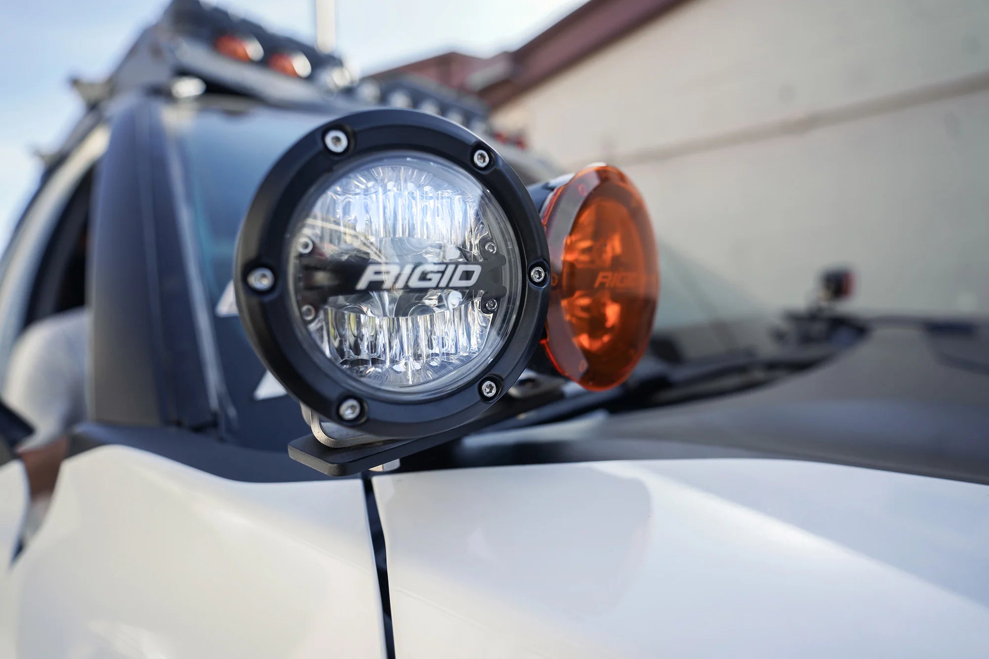 Rago Fabrication Dual Ditch Light Brackets for 2022+ Toyota Tundra - Heavy Duty Off-Road LED Light Mounting Kit for Enhanced Night Visibility