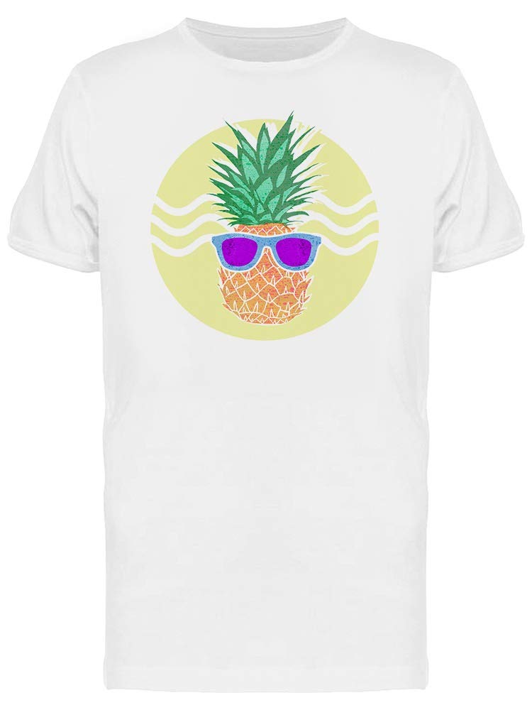 Smartprints Men's Fashion Pineapple Graphic T-Shirt - Casual Summer Tee for Beach Outings & Tropical Vacations