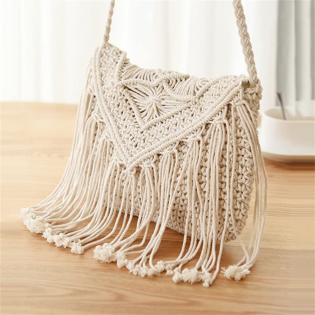 Handmade Cotton Crossbody Bag for Women - Beach & Summer Fashion Accessory