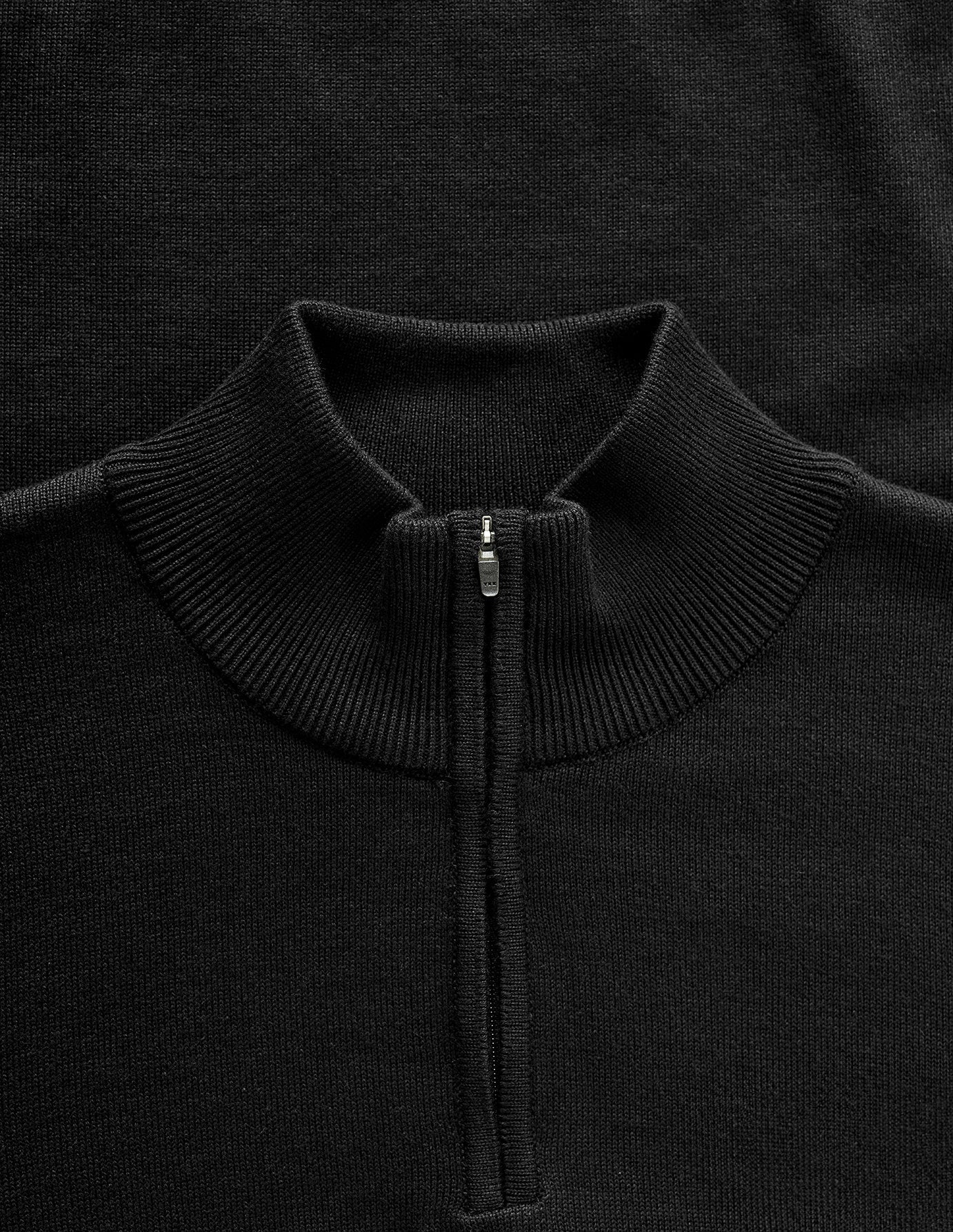 Everyday Knit Half Zip Sweater - Black | Comfortable & Stylish Pullover for Casual Wear, Office & Outdoor Activities