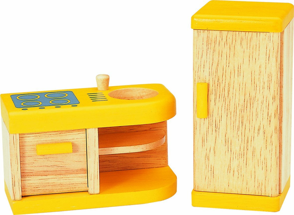 Happy Home Wooden Doll House by Voila - Handcrafted Wooden Dollhouse for Kids with Furniture, Perfect for Pretend Play & Creative Storytelling - Great Gift for Birthdays & Christmas