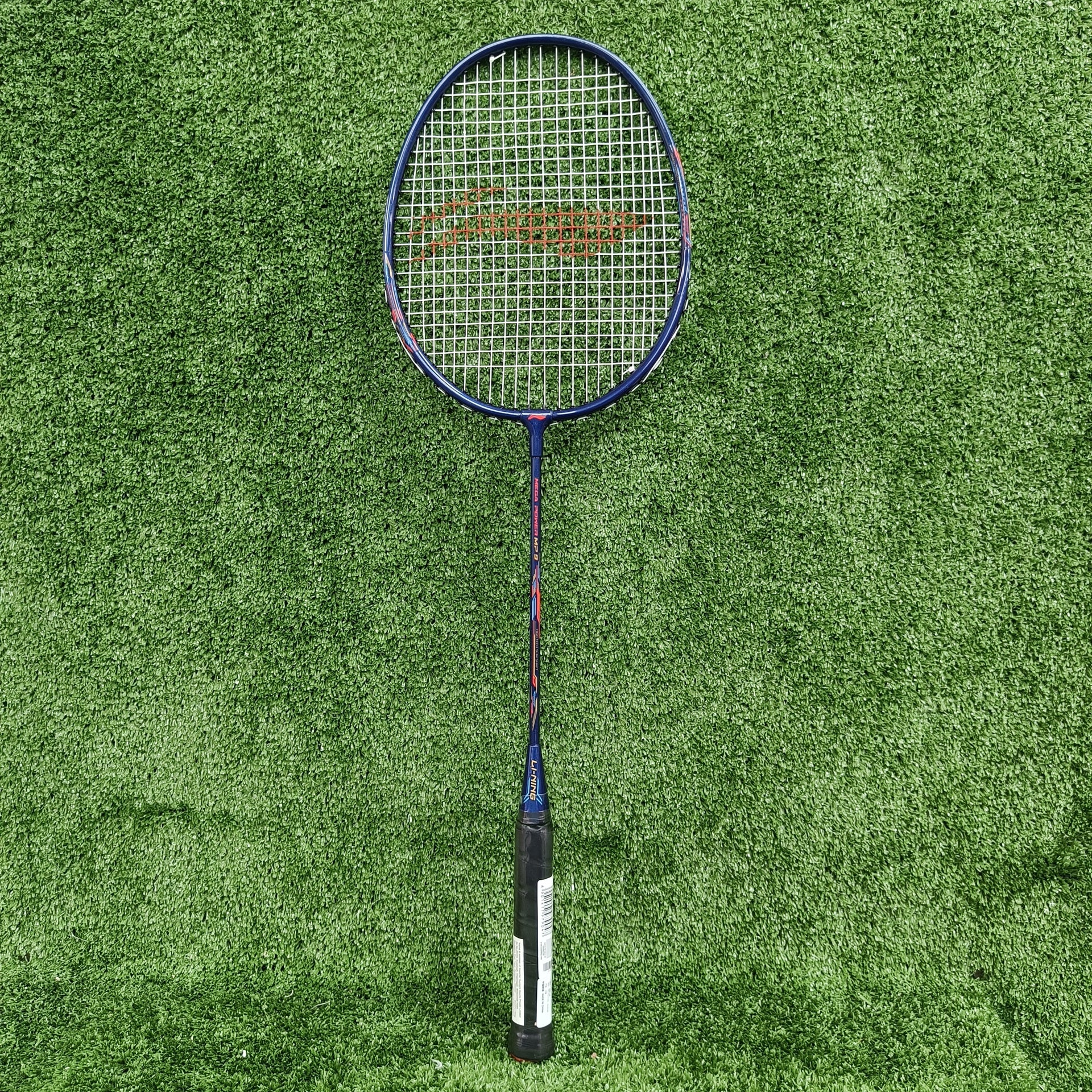 Li Ning Mega Power 9 Prestrung Badminton Racket - Professional Carbon Fiber Shuttlecock Racquet for Advanced Players - Perfect for Tournaments & Training Sessions