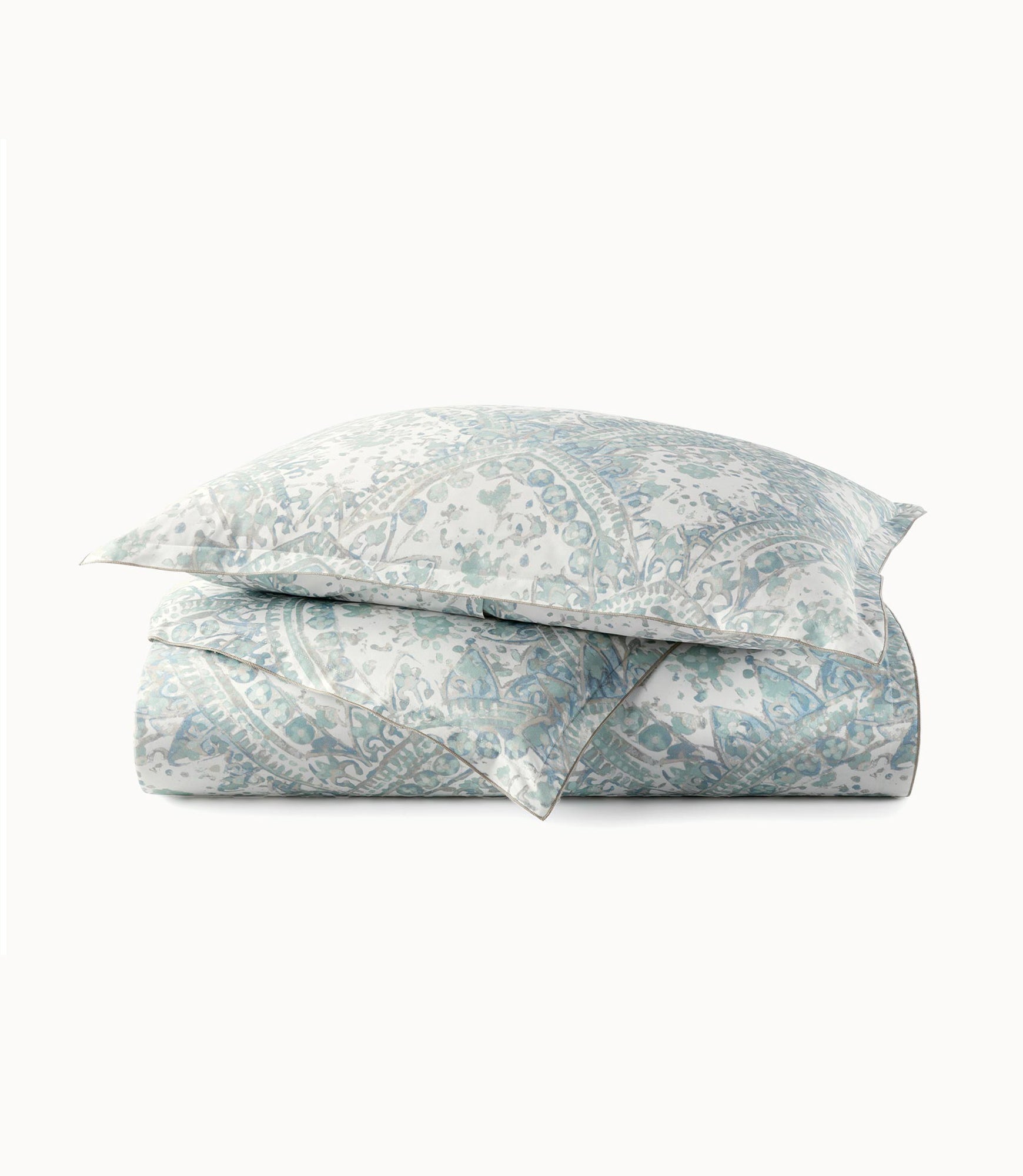 Premium Seville Percale Duvet Cover Set - 100% Cotton, Breathable & Soft Bedding - Perfect for Master Bedroom, Guest Room & Luxury Hotels
