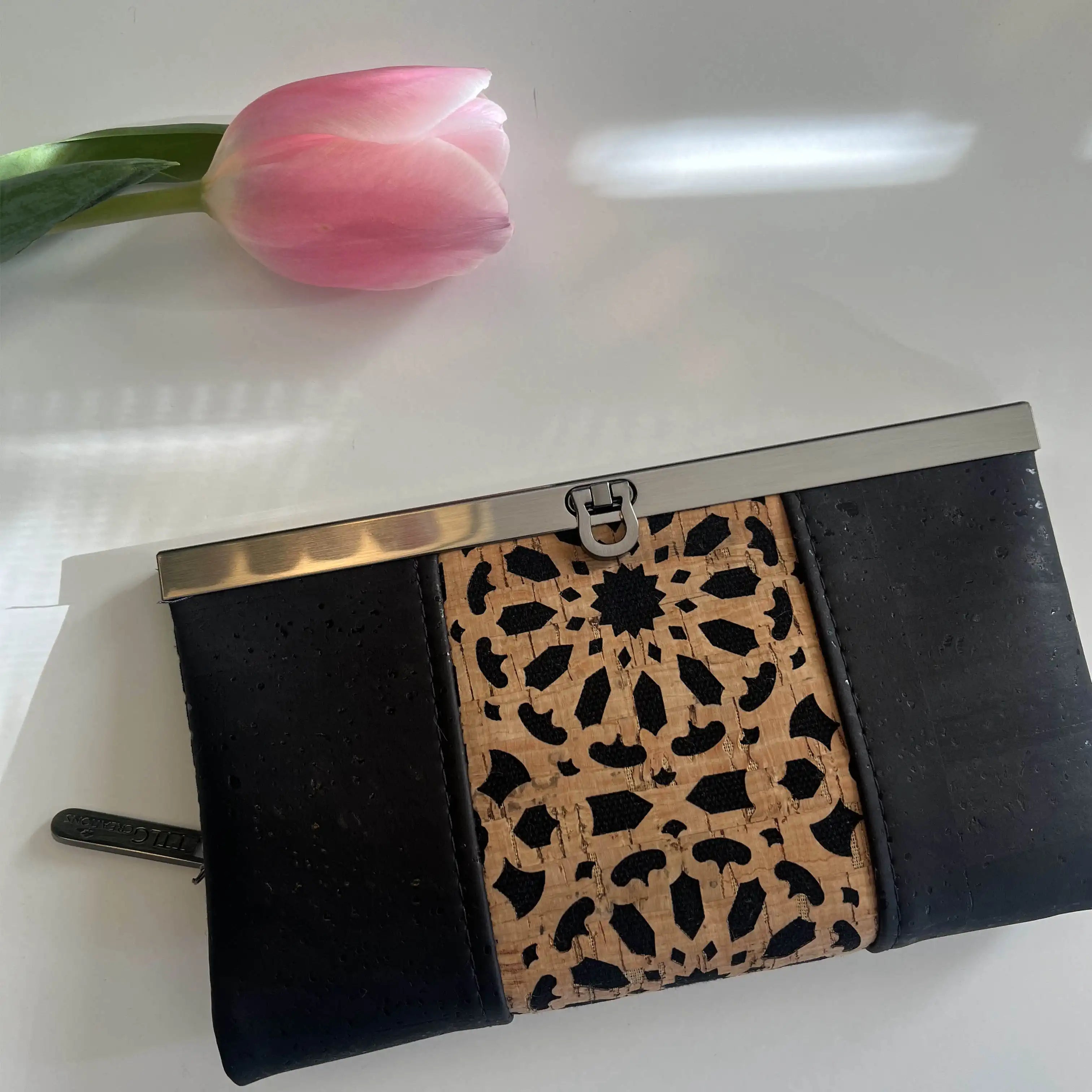 Diva Cork Stencil - Brushed Gunmetal Finish | DIY Crafting, Scrapbooking & Home Decor Projects