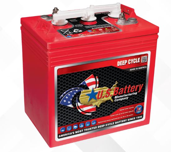 US125XC2 Deep Cycle Battery 6V 242Ah - Marine, RV, Solar & Off-Grid Power Storage - Long Lasting US Made Battery for Boats, Campers & Renewable Energy Systems