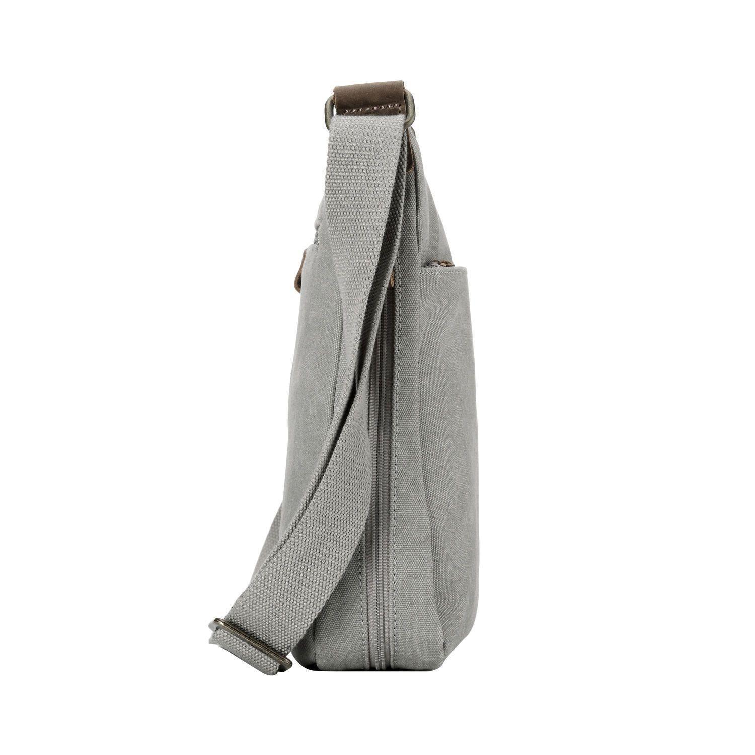 TRP0236 Troop London Classic Canvas Crossbody Bag - Stylish & Durable for Travel, Work & Everyday Use