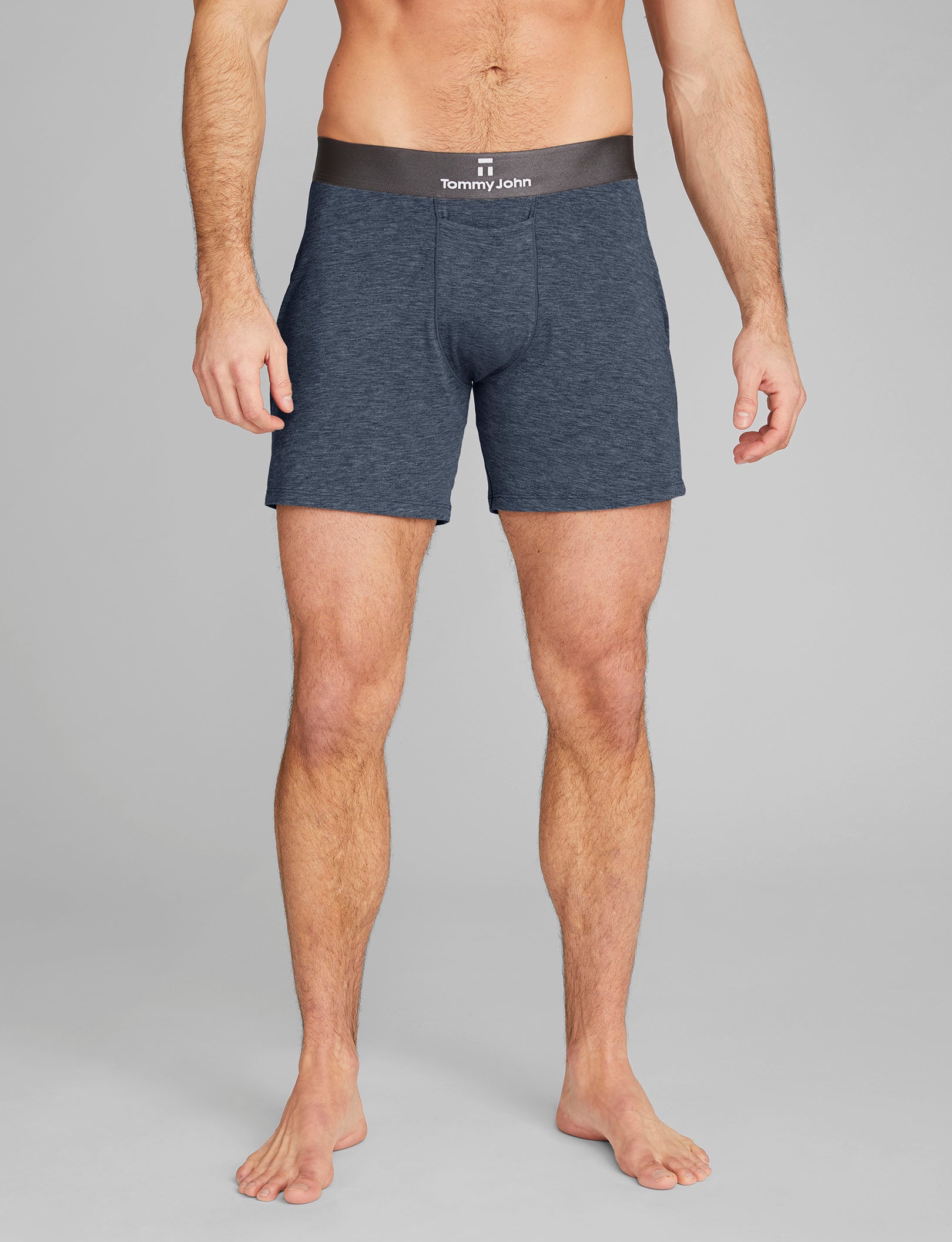 Second Skin Relaxed Fit Boxer Briefs - 6 Pack Ultra Soft Men's Underwear for All-Day Comfort | Perfect for Workout, Lounge & Travel