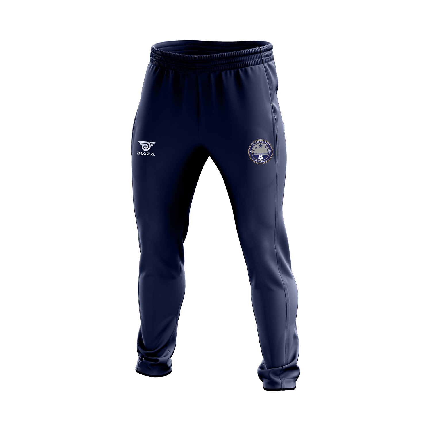 FC Twin Lakes Men's Athletic Track Suit Pants - Lightweight Jogging & Workout Pants for Running, Gym, and Casual Wear