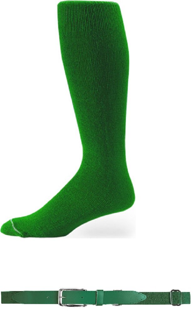 Pro Feet Baseball Soccer Softball Socks for Men Women & Youth - 2 Pair Pack - Moisture Wicking Cushioned Athletic Socks for Sports Training & Game Day Performance
