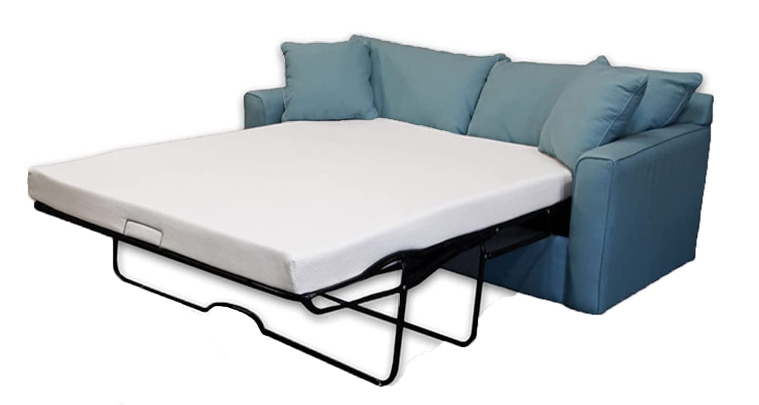 DynastyMattress Full Size 4-inch Cool Gel Memory Foam Sofa Bed Mattress - USA Made for Convertible Folding Sofa & Couch Beds (Sofa Not Included) | Perfect for Guest Rooms, Small Apartments & Overnight Comfort