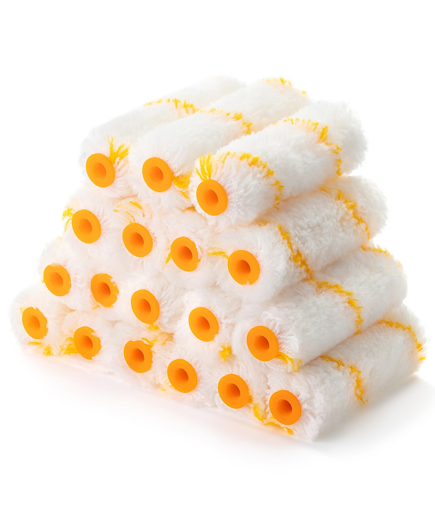 Bates 4-Inch Paint Roller Covers - 18 Pack, High Density Foam Roller Sleeves for Smooth Painting, Perfect for Walls, Cabinets & DIY Projects
