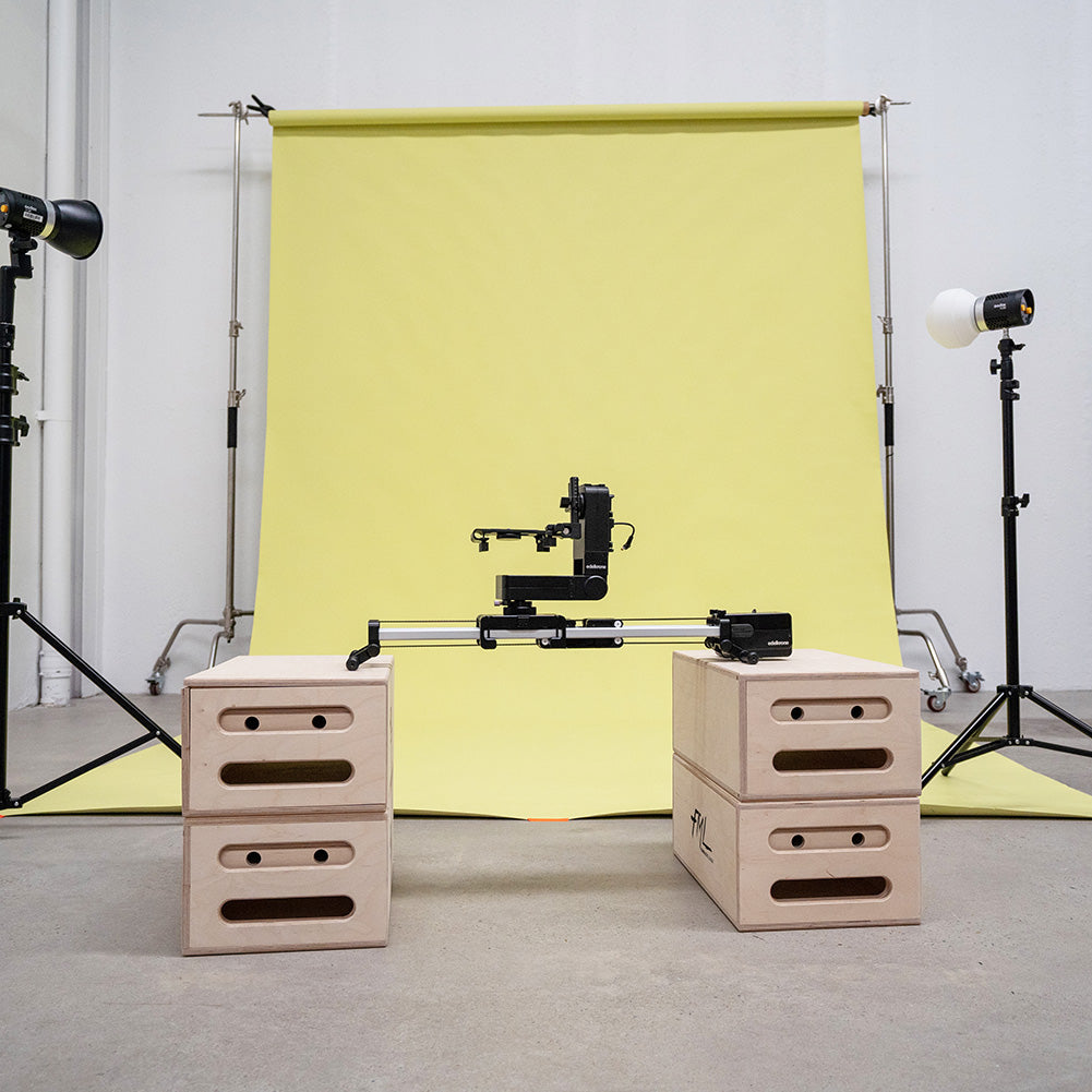 Professional Nested Apple Box for Filmmakers - Sturdy Wooden Film Production Equipment for Studio & On-Set Use - Perfect for Camera Rigging, Lighting Setup & Scene Blocking