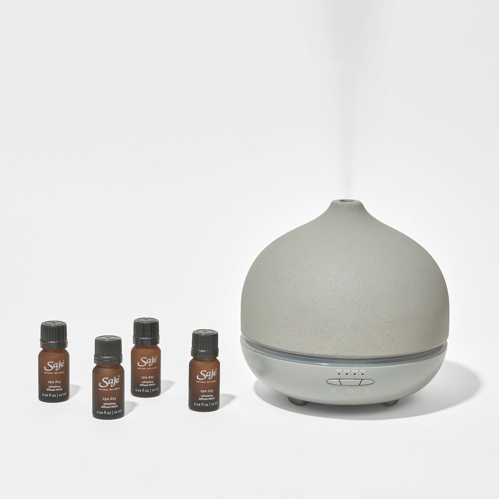 Relaxing Spa Day Essential Oil Diffuser Blend for Aromatherapy & Stress Relief - Perfect for Home, Office & Yoga Studio
