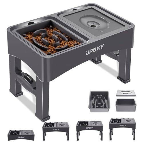 A-Water Bowl+Slow Feeder (Grey)