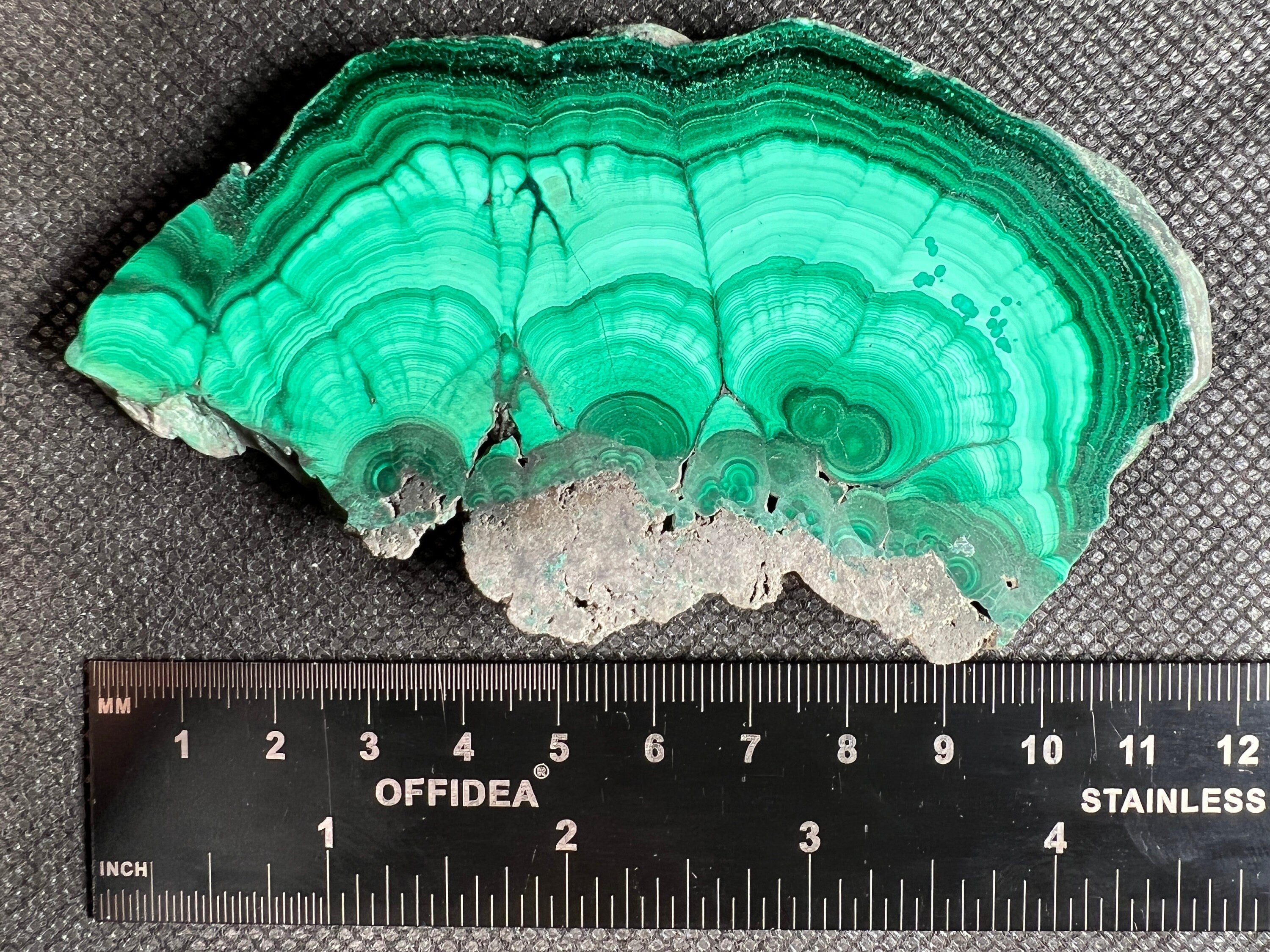 Natural Green Malachite Crystal Slab - Premium Stone for Jewelry Making, Unique Handcrafted Gifts & Elegant Home Decor (50401) | Perfect for DIY Crafts, Healing Crystals Collection & Spiritual Decorations