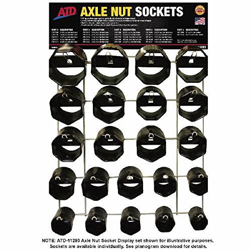 ATD Tools 11214.0 4-Inch 6-Point Axle Nut Socket - Heavy Duty Lug Nut Removal for Trucks, SUVs & Automotive Repair - Perfect for Mechanics & DIY Car Maintenance
