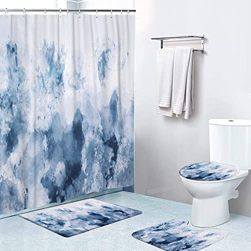 Blue Ink Tie Dye