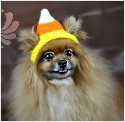 Crochet Candy Corn Beanie Hat - Soft Handmade Knit Fall Winter Hat for Women & Kids - Perfect for Halloween, Thanksgiving & Christmas Outfits