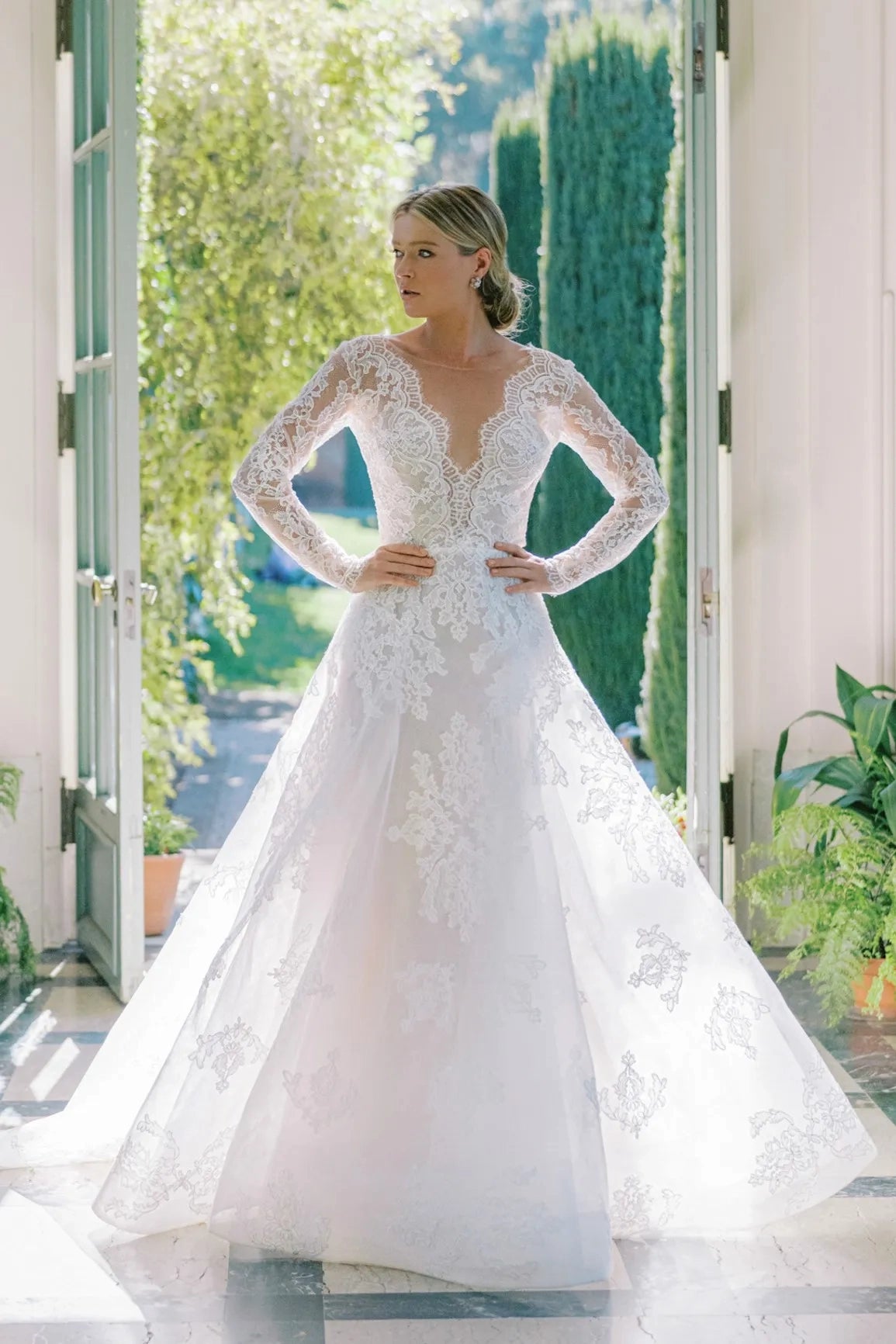 Anne Barge Florentine Wedding Dress - Size 12 | Elegant Lace Bridal Gown for Church Ceremony & Formal Occasions