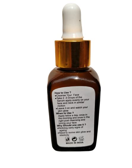 Best Vitamin C Face Serum for Brightening & Anti-Aging - Glowing Skin Care Treatment for Day & Night Use - Perfect for Dry, Dull & Sensitive Skin