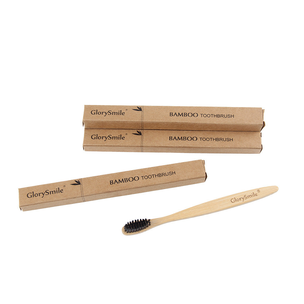 Eco-Friendly Natural Bamboo Toothbrush with Soft Bristles - Biodegradable & Sustainable Oral Care for Travel, Home & Daily Use
