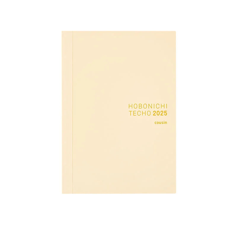 Hobonichi Techo 2025 English Planner - A5 Size Daily Journal with January Start (Monday) for Work, School & Personal Organization
