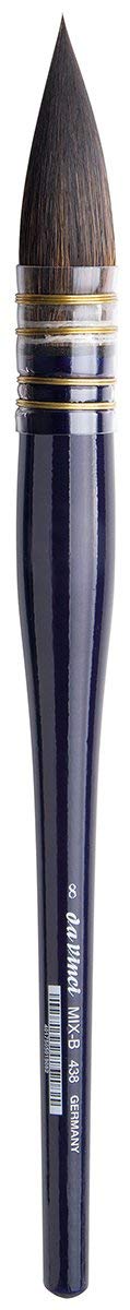 Da Vinci Watercolor Series 438 CosmoTop Mix B Paint Brush - Size 8 (438-8) | Quill Synthetic/Natural Hair Blend | Perfect for Watercolor, Gouache & Acrylic Painting | Professional Artist Brush for Fine Details & Washes