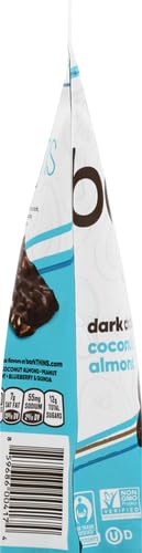 BarkTHINS Dark Chocolate with Coconut & Almonds - 4.7 oz Snack Bag | Premium Chocolate Snacks for Gifts, Office Treats & Healthy Desserts