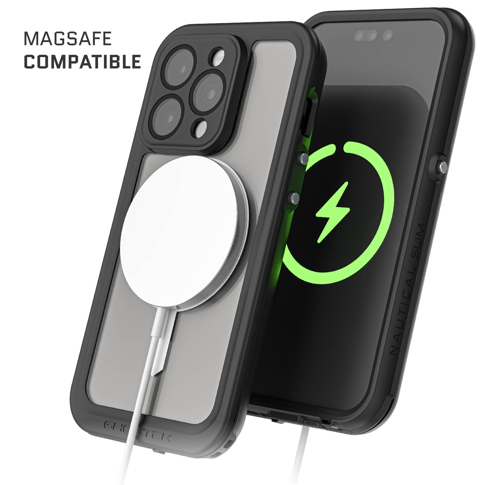 iPhone 14 Series Rugged Full Body MagSafe Protective Case - Slim & Durable Shockproof Cover for iPhone 14/14 Pro/14 Pro Max - Perfect for Outdoor Adventures, Work & Daily Use
