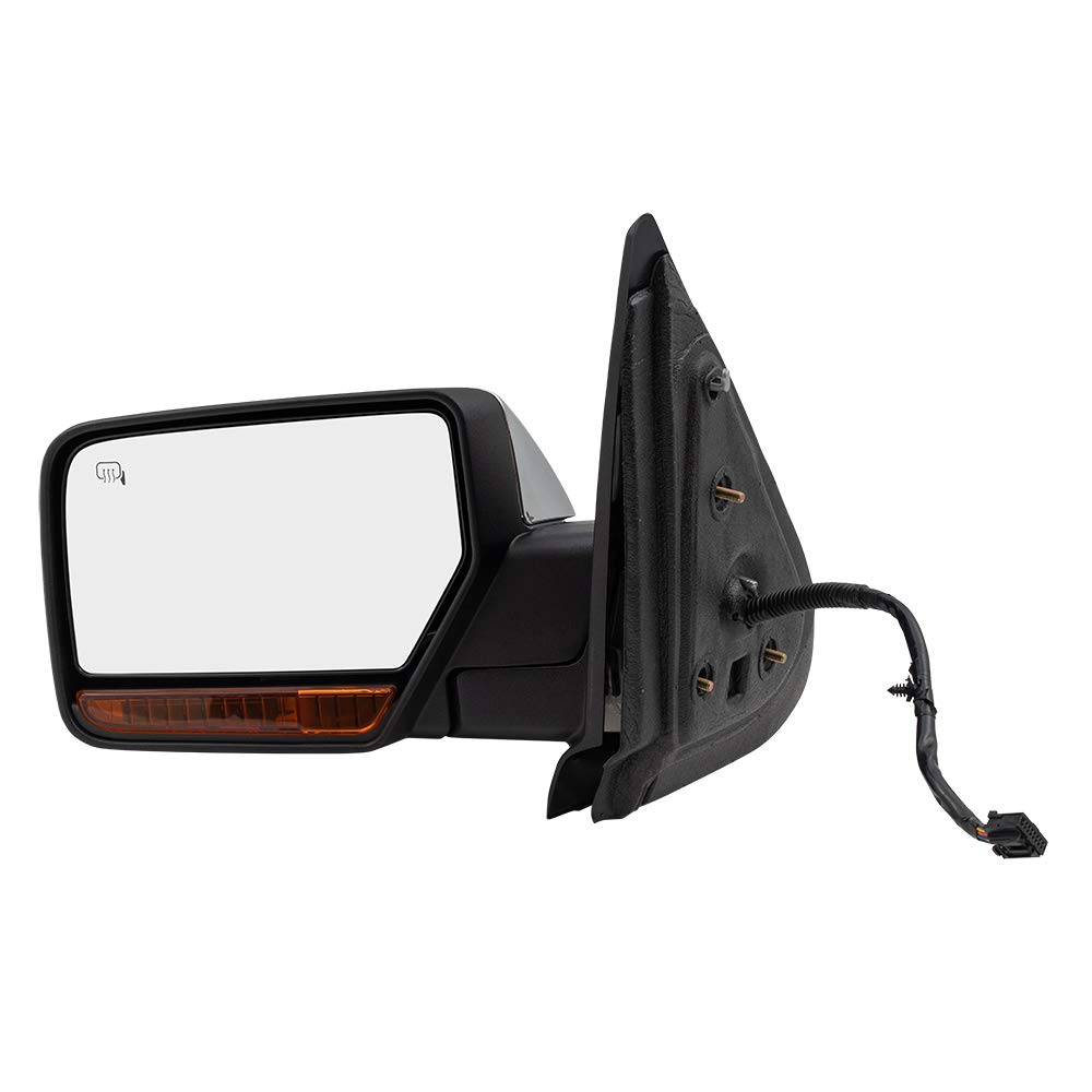 2009-2010 Ford Expedition & Lincoln Navigator Power Folding Heated Side Mirror with Turn Signal, Memory & Puddle Lamp - Driver Side Replacement (Part #9L7Z17683AA) - Perfect for Winter Driving & Enhanced Safety