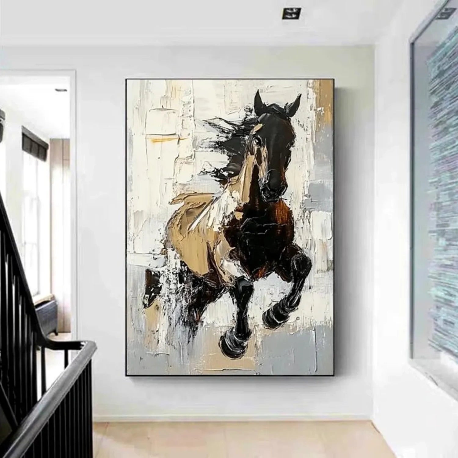Animal Art Painting #AP118 - Handmade Wildlife Canvas Art for Home & Office Decor | Perfect for Living Room, Bedroom & Gifts