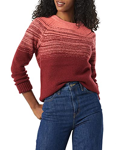 Burgundy Coral Pink Ombre