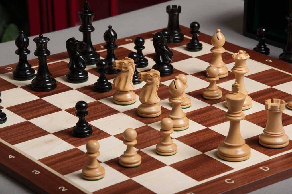Premium Grandmaster Chess Set with Ebonized Boxwood Pieces, Storage Box & Board - Luxury Tournament Chess Set for Professional Players & Collectors - Perfect for Home, Office, Club Games & Chess Tournaments
