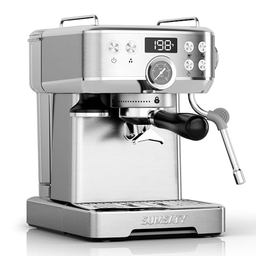 Stainless Steel-With Hot Water Button