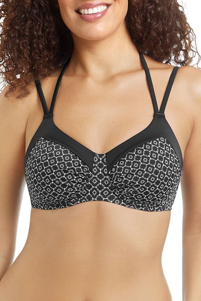 Amoena Ayon Pocketed Mastectomy Bikini Top for Women - Swim & Sun Protection