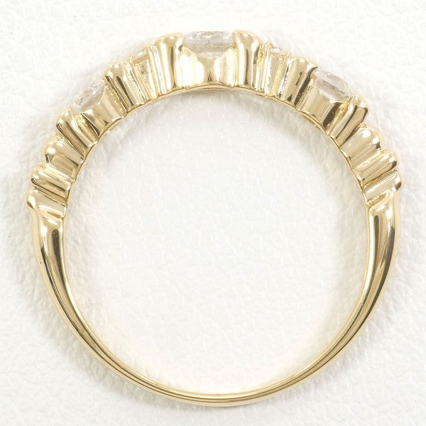 18K Yellow Gold Diamond Ring for Women - Elegant Solitaire Engagement & Wedding Band - Perfect for Proposals, Anniversaries, and Special Occasions