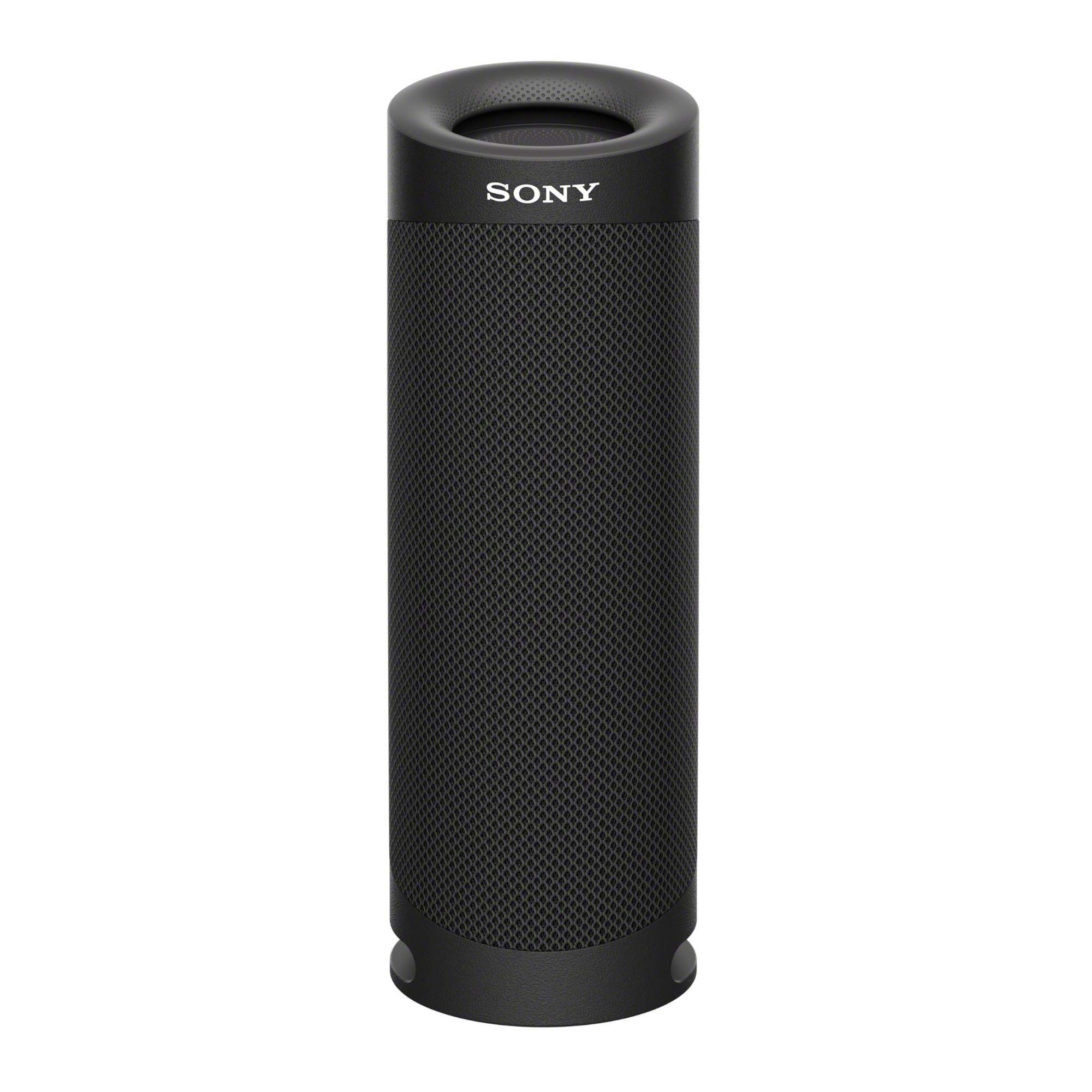 Sony SRS-XB23 Extra BASS Bluetooth Speaker - Wireless, Waterproof, Portable Speaker with 12-Hour Battery Life & Travel Case - Perfect for Outdoor Adventures, Beach Parties, and Travel (Black)