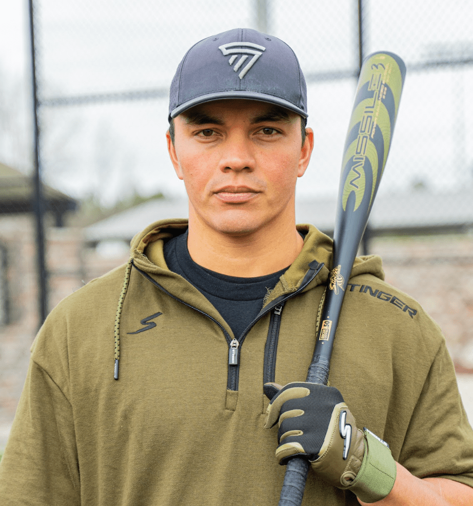 Winder Series Batting Gloves - Military Green & Black | Baseball & Softball Training | Durable Grip for Hitting Practice